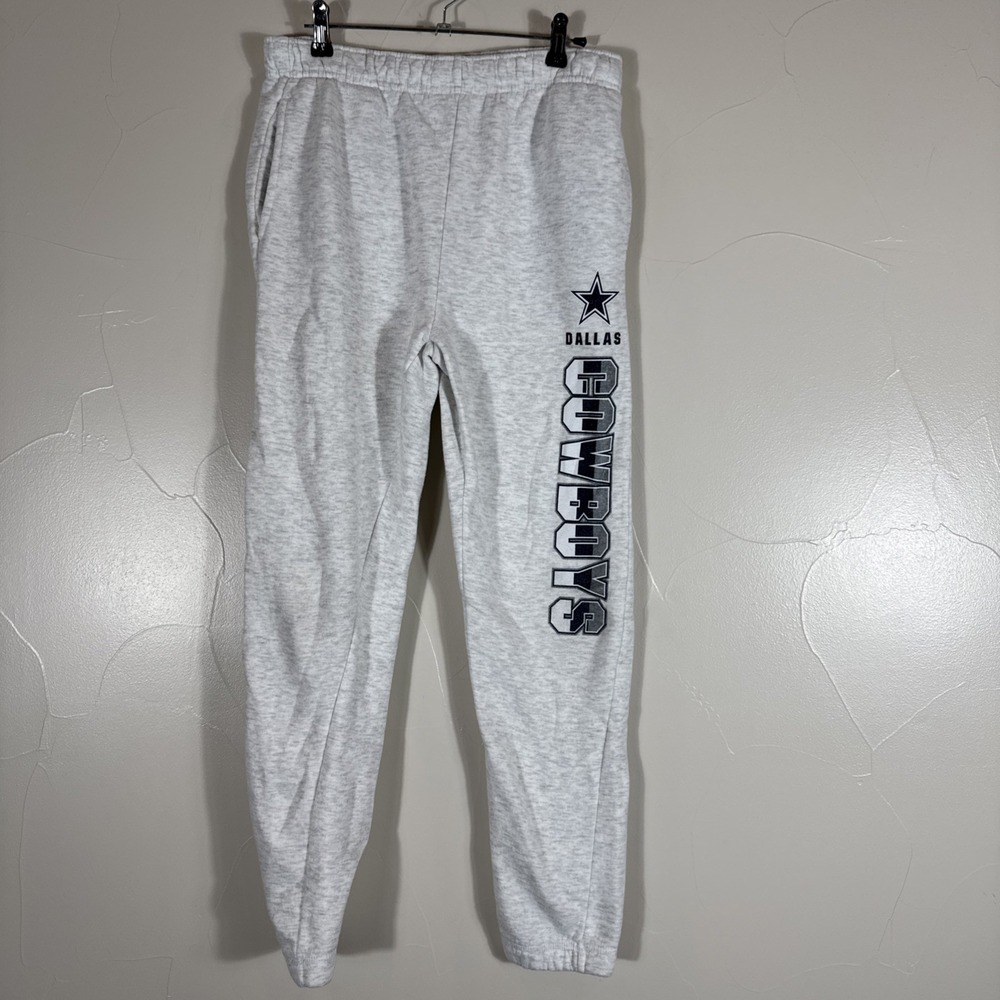 NFL Team Apparel Youth Pants Dallas Cowboys Size L 14-16 Track Sweatpants